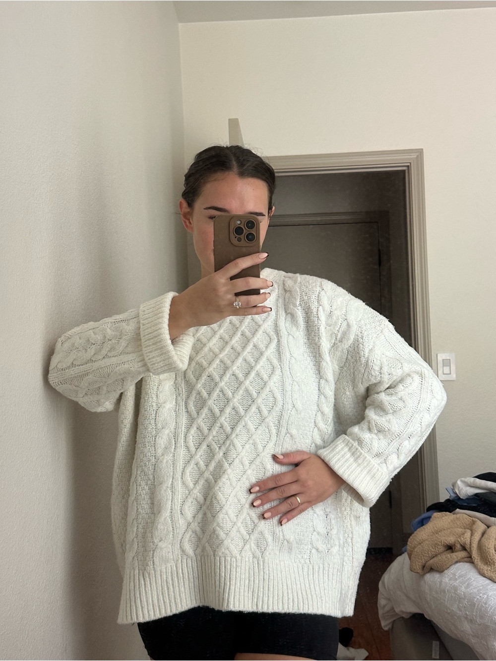 ASOS Cable Knit Oversized Sweater